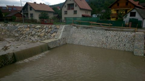 Úprava vodného toku v Oščadnici